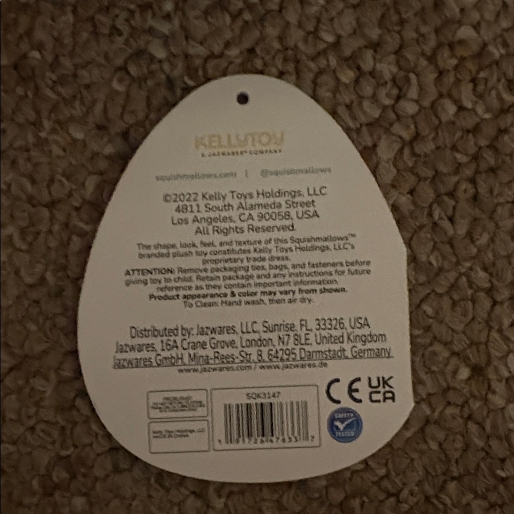 Oakley Gray and White Squishmallow - Picture 6 of 6